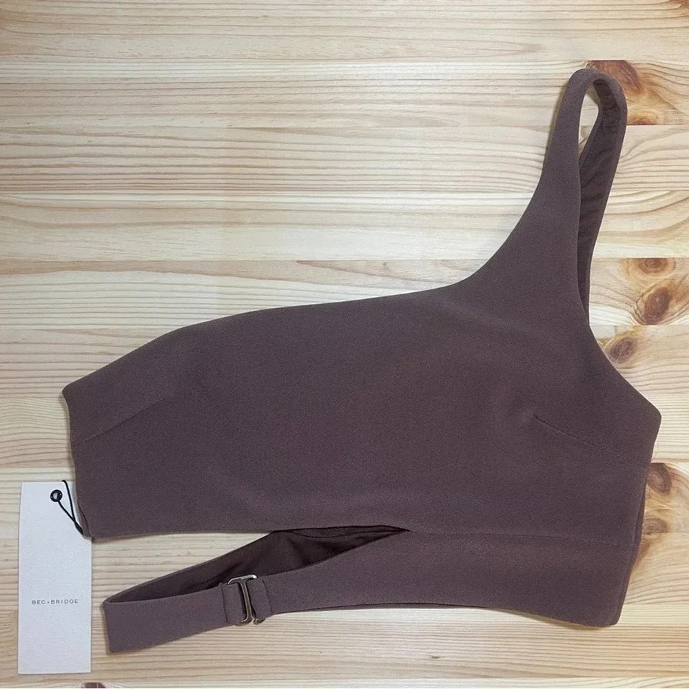 Bec + Bridge Ivy Asym Top - One Shoulder Asymmetrical Crop Top - Party Summer - Picture 2 of 5